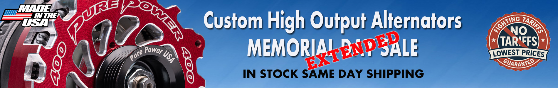 Memorial Day Sale Extended